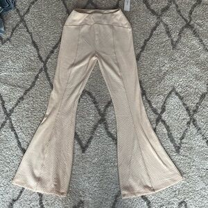 new tan flare pants urban outfitters